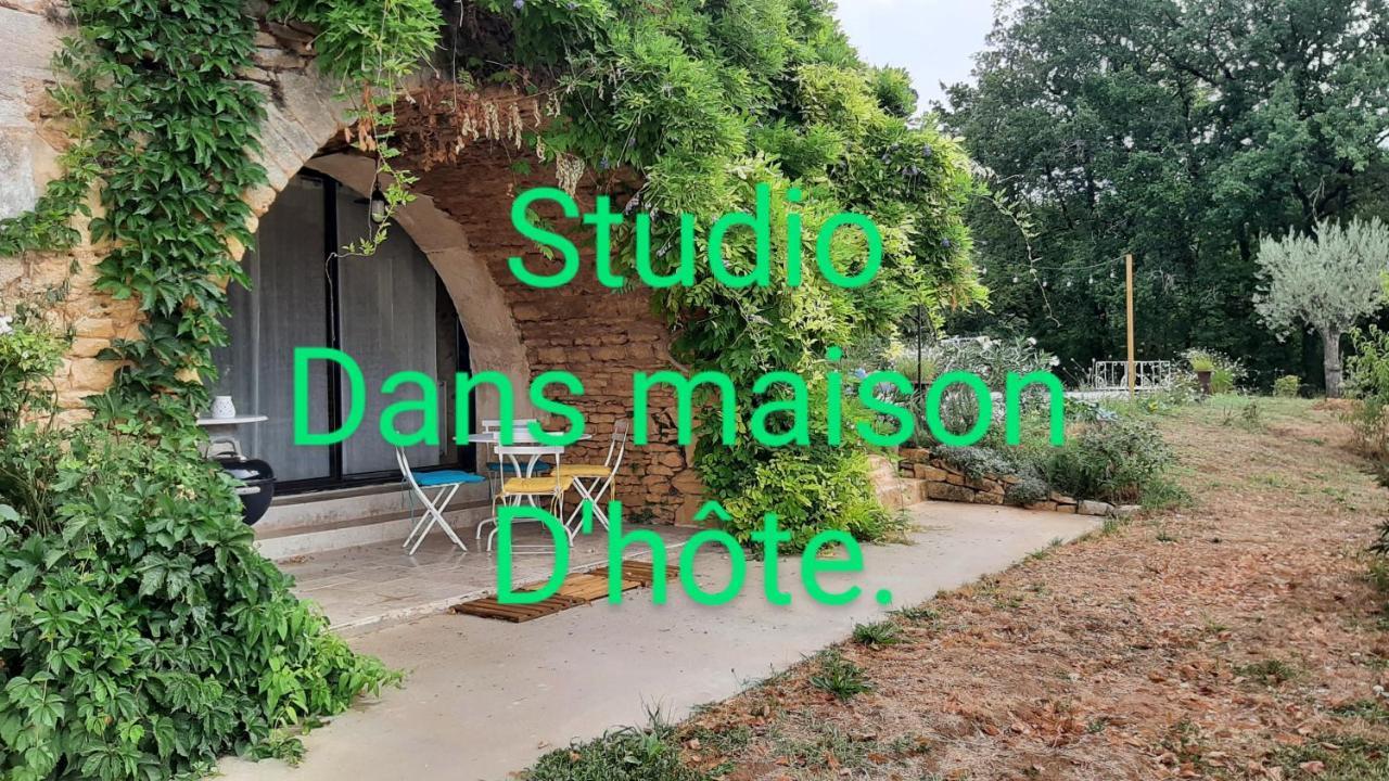 Charmant studio dans maison d'hôte dans un écrin de verdure Saint-Martin-le-Redon Extérieur photo